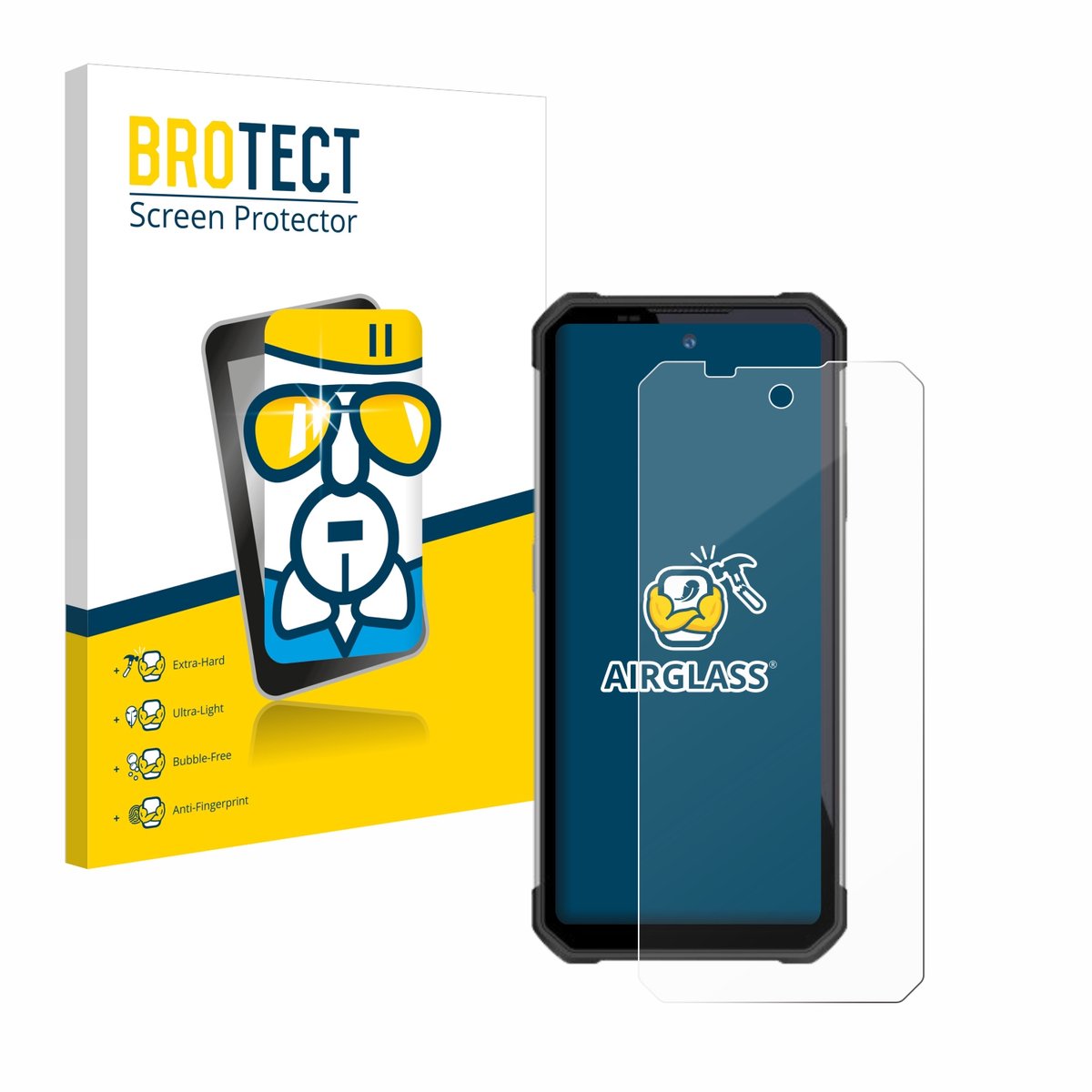 Screenprotector voor Oukitel WP17 Beschermglas transparant