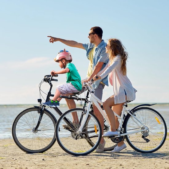 Bobypet - Fietsstoeltje - Fietsstoeltje junior - met voetsteunen en handgrepen - ergonomisch design - veilig en comfortabel - geschikt voor MTB stadsfietsen en fietsen - zwart van bobypet — afbeelding 3