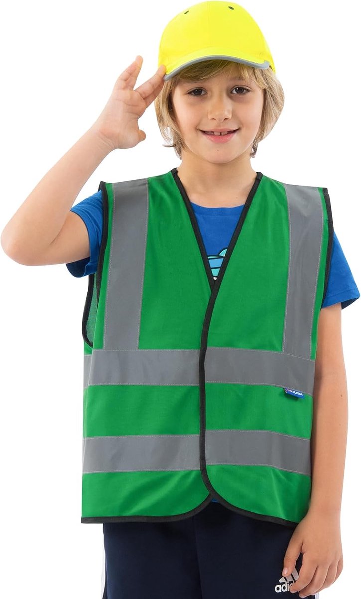 12 kleuren veiligheidsvest Kind Hoge Zichtbaarheid reflecterende veiligheidhesje kind Hi Vis Vest Geel Oranje