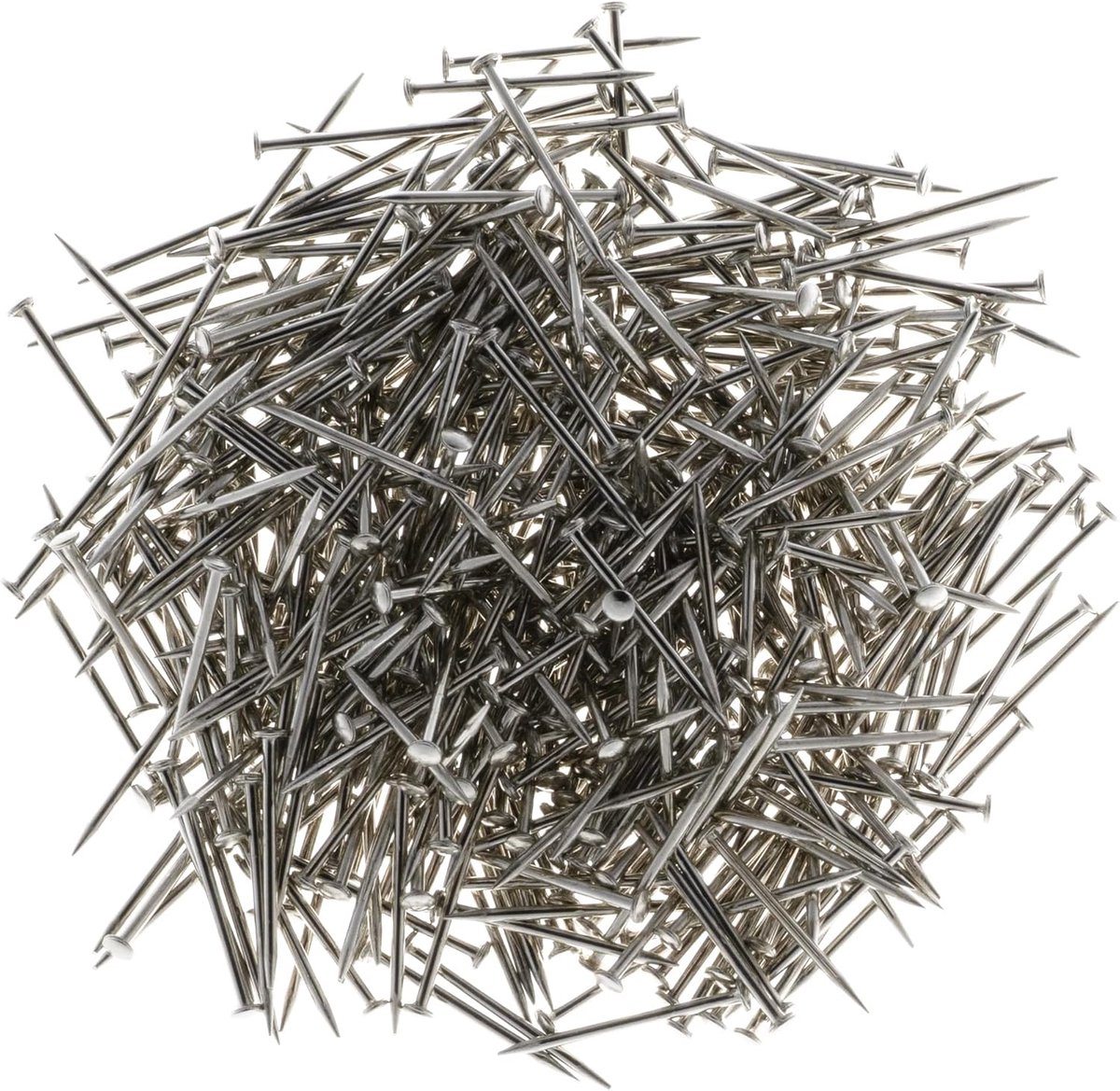 - C65504-25g universele naalden klassieke spelden - lengte: 14 mm - ca. 470 stuks - van metaal - voor naaien, korte, kleermakerij, zomen, kleding, stoffen, broeken, confectie