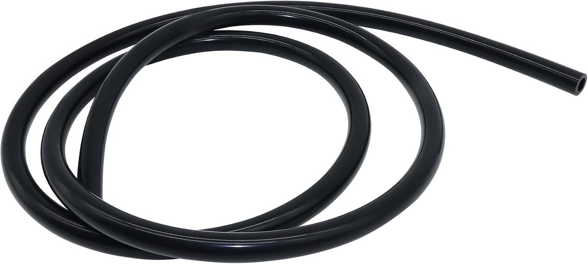Siliconen slang,binnendiameter 3 mm, buitendiameter 7 mm, 1,5 meter zwarte siliconen slang voor pompen en luchtslangen