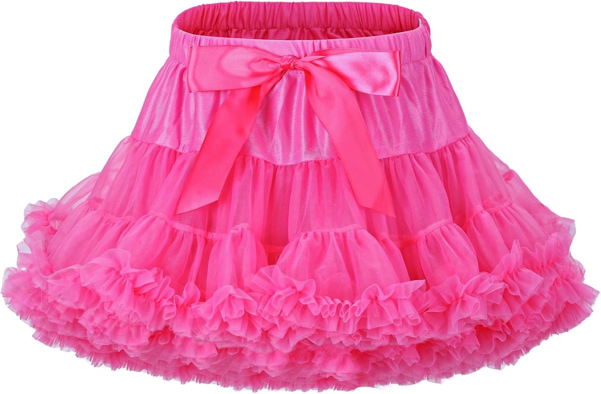 Meisjes Tutu Rok Peuter Ruffle Gelaagde Tule Rok Prinses Tutu Rok Kinderen Feestelijke Dansbel Minirok (0-10 Jaar)