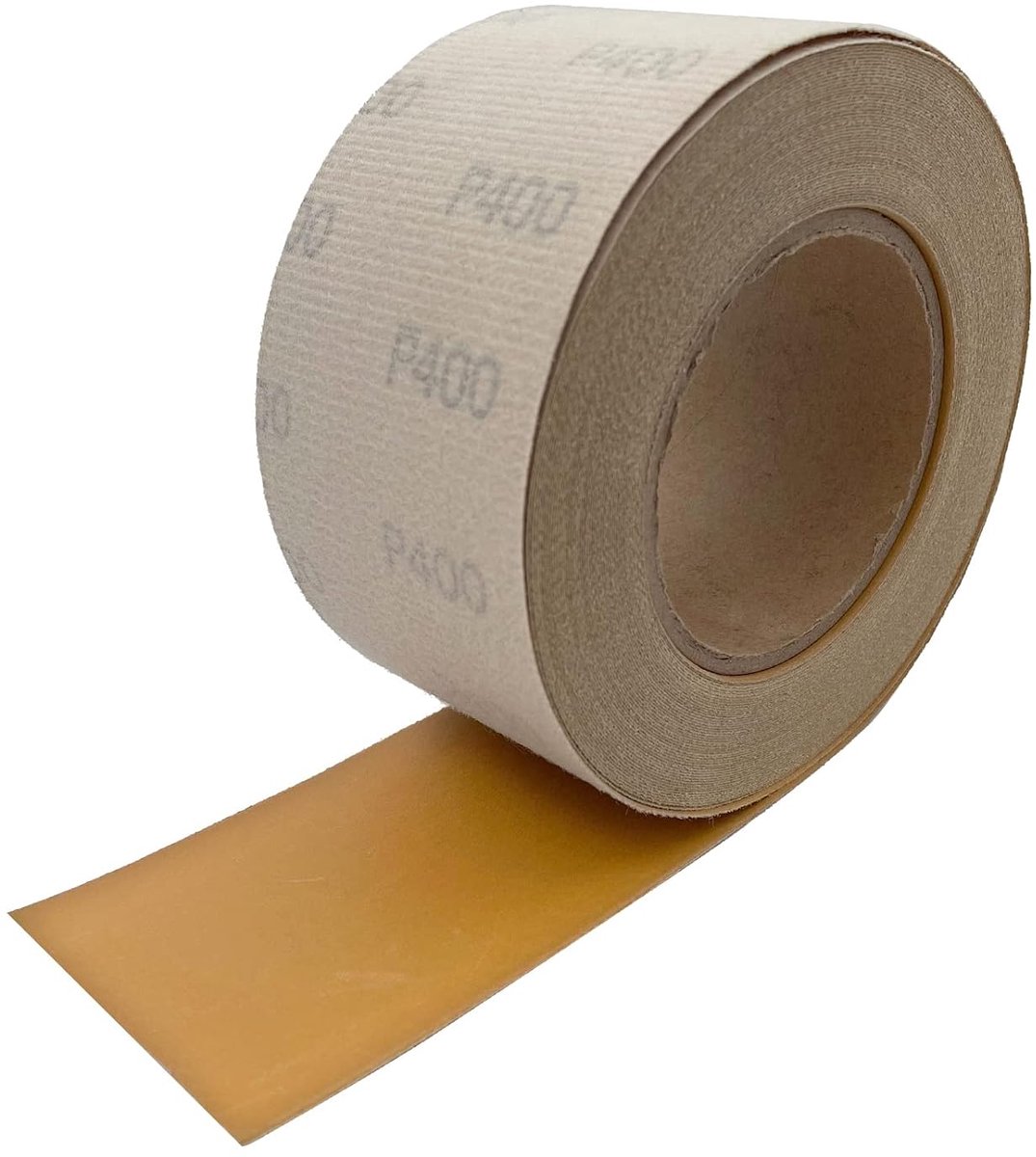 400 Grit Hook and Loop Schuurpapier Rol, 2-3/4 "X 20 Yard Aluminium Oxide Hook-and-Loop Gesteund Zandpapier Emery Doek voor Houten Meubelafwerking Metaal Schuren Polijsten en Houtbewerking