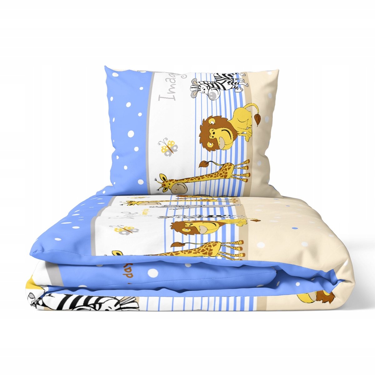 Kinderbeddengoed 160x200cm, 100% katoen, Oeko-Tex gecertificeerd