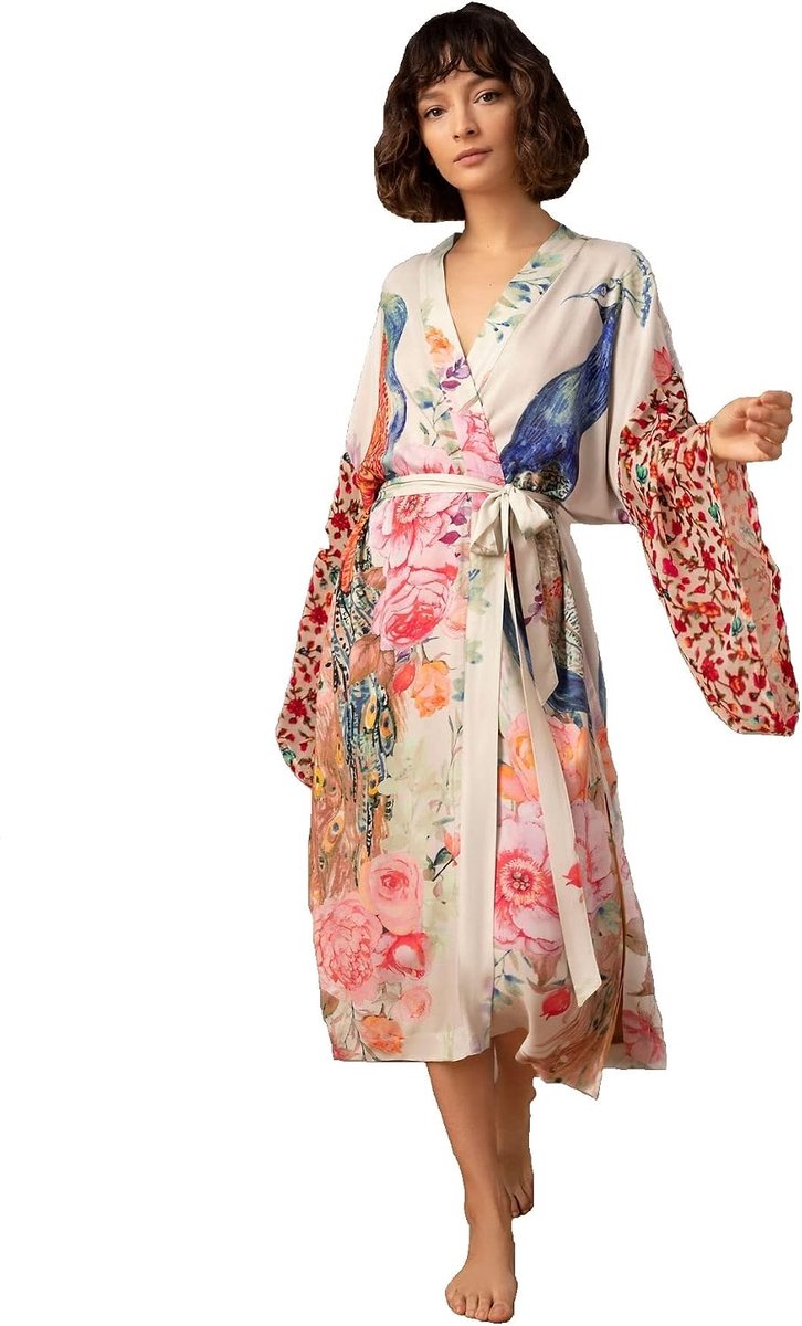 Geometrie Print Cover ups Tuniek Kimono Cardigan Sjaal