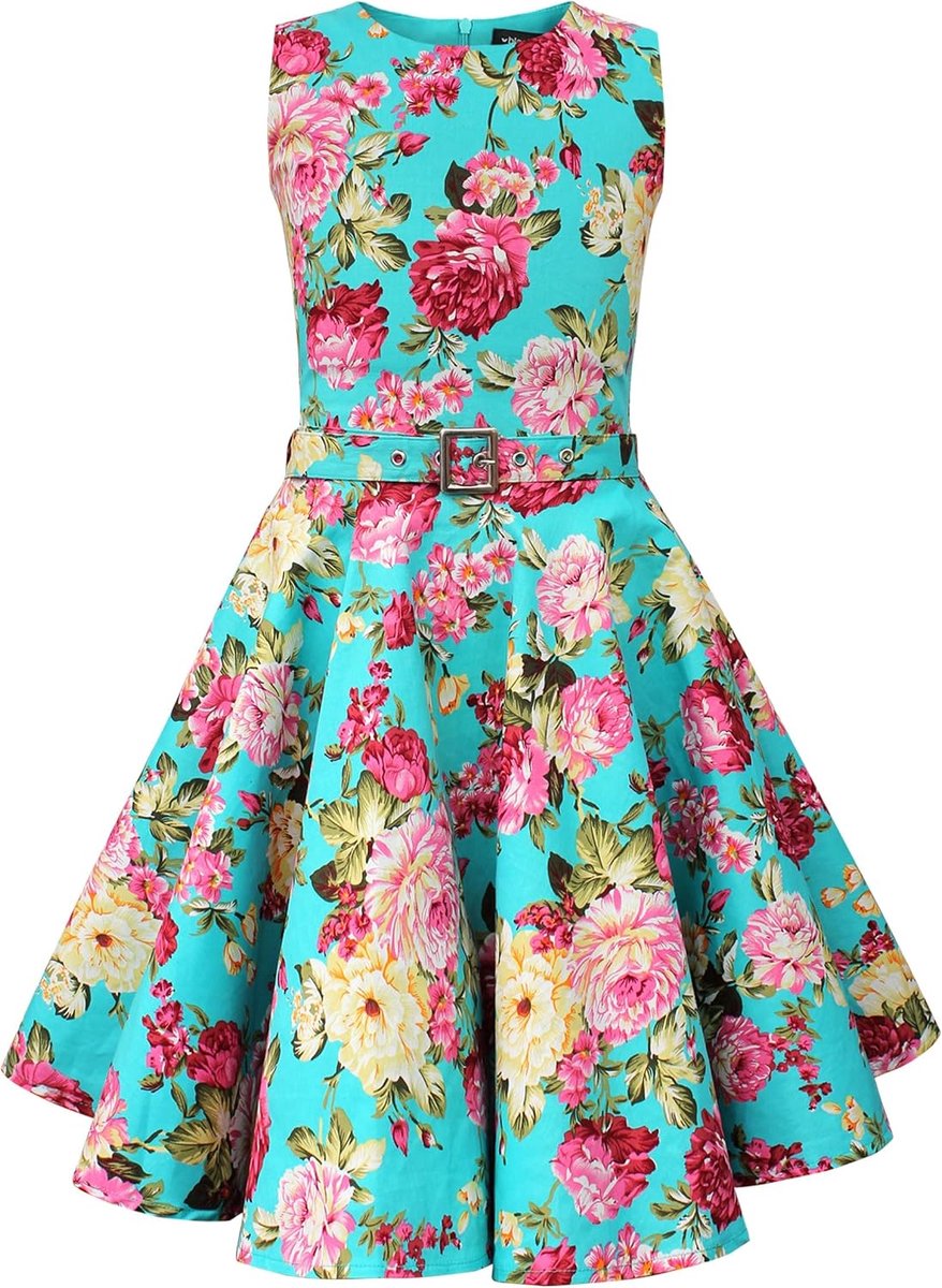 Kinderen 'Audrey' Vintage Divinity Jaren `50 Meisjes Jurk