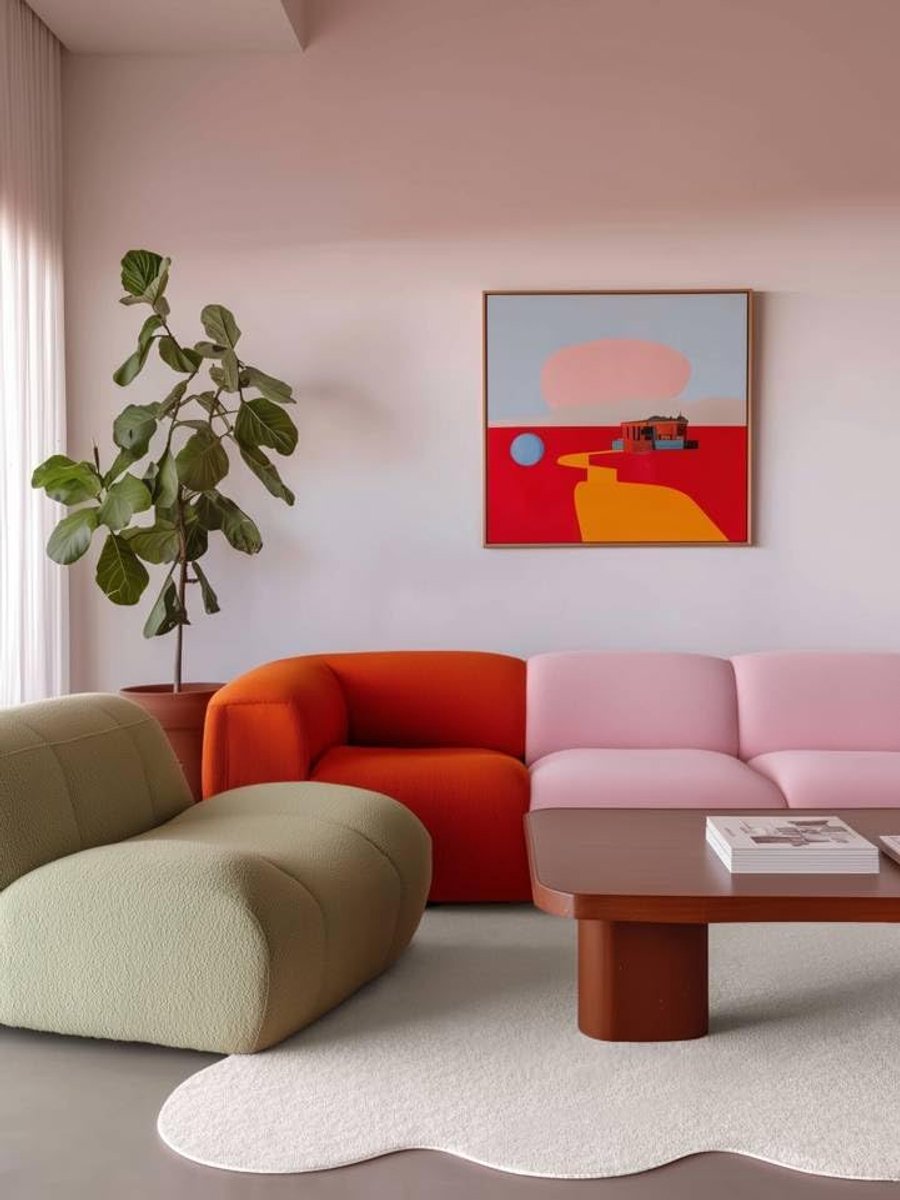 Tapijt, 80 x 300 cm, Wit | Moderne, Middelpolig, Alleen handwas, Oeko-Tex 100, UV-bestendig, Patio