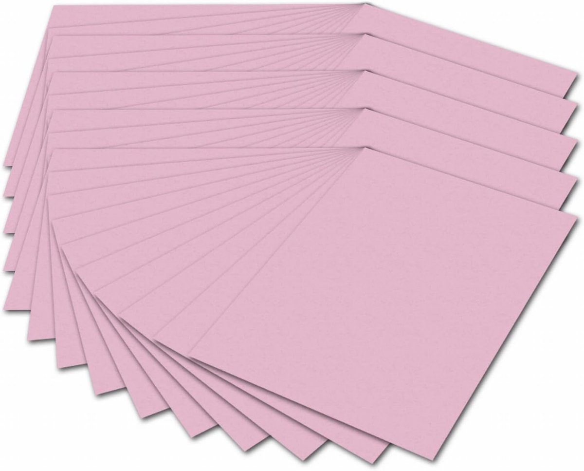 Fotokarton 614/50 26-300 g/m², DIN A4, 50 vellen, roze
