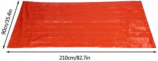 Nooddeken Thermisch Survival Slaapzak - Waterdicht & Compact — afbeelding 5