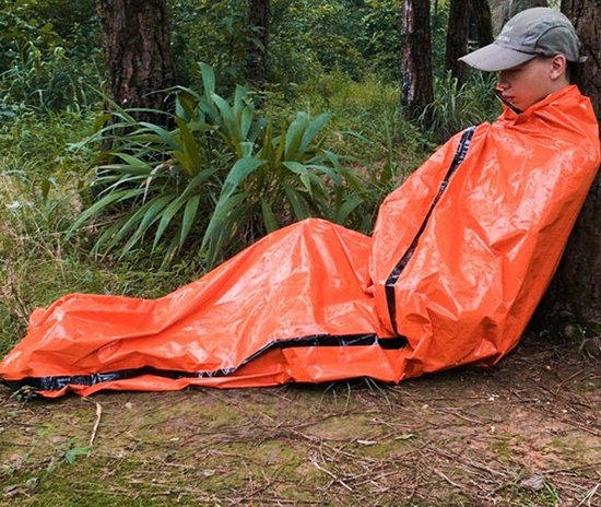 Nooddeken Thermisch Survival Slaapzak - Waterdicht & Compact — afbeelding 2
