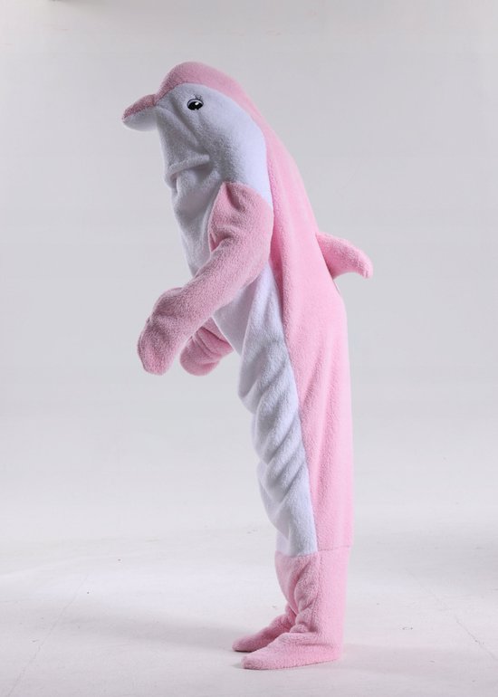 Dolfijn Slaapzak Kostuum - Roze, 170cm (140-155cm) — afbeelding 3