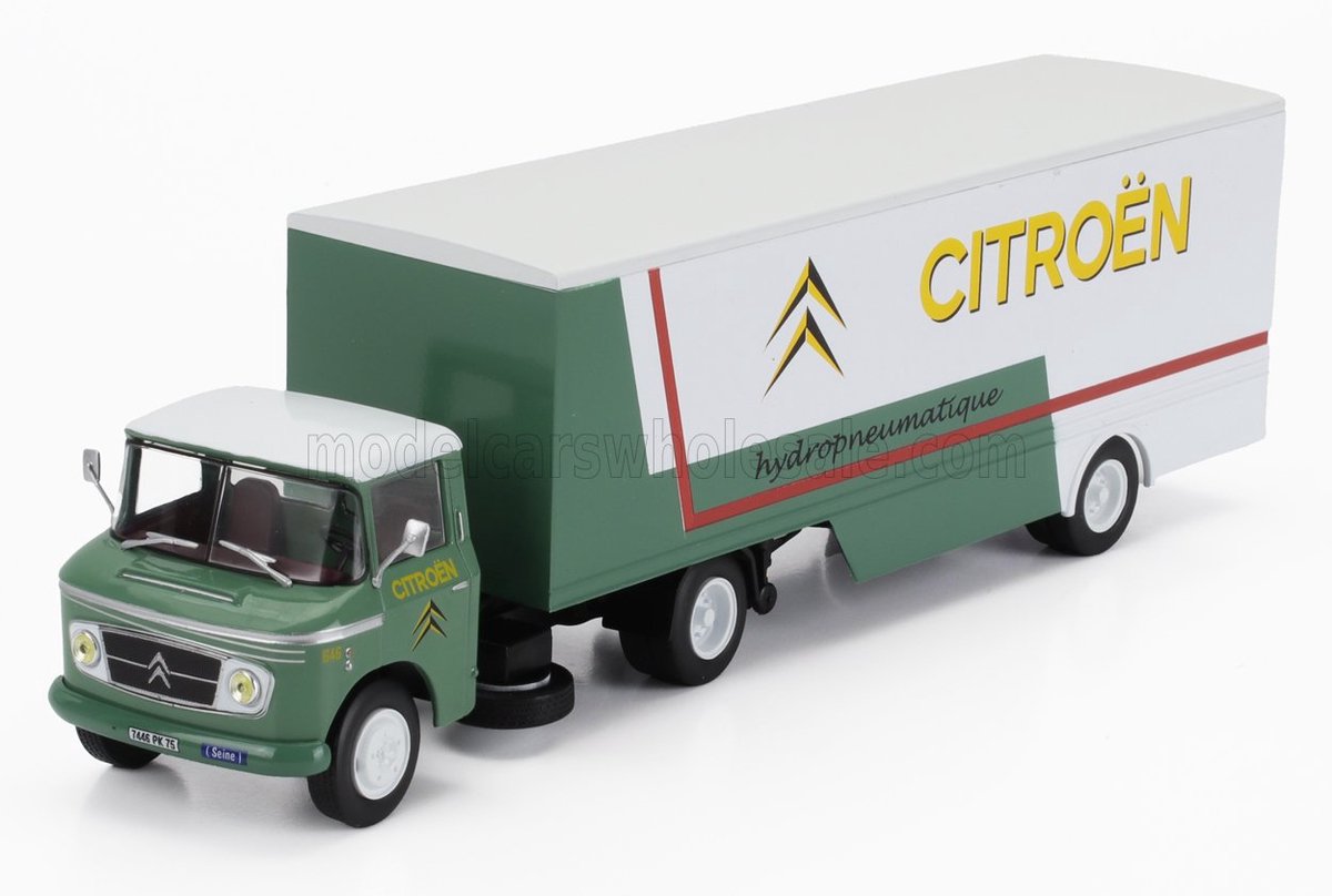 Modelauto Citroen T55 Heuliez hydropneumatique Citroen 1953 green/white - Schaal 1:43