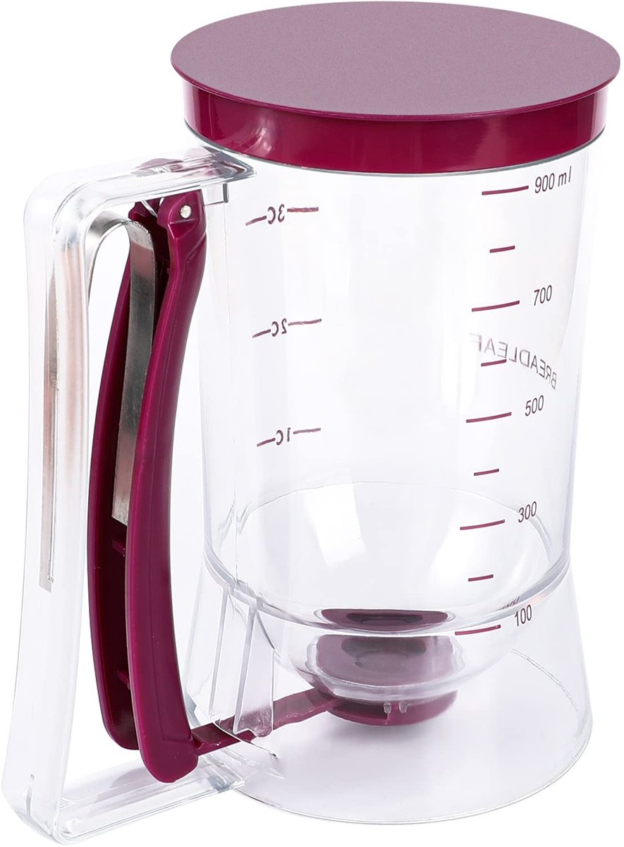 SolidKeus - Pancake Beschermer met 900ML Capaciteit en Meetlabel