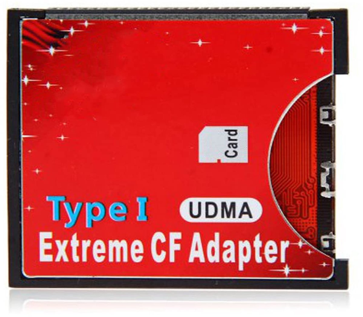 SolidKeus - Micro SD naar Compact Flash CF Type I Adapter Converter