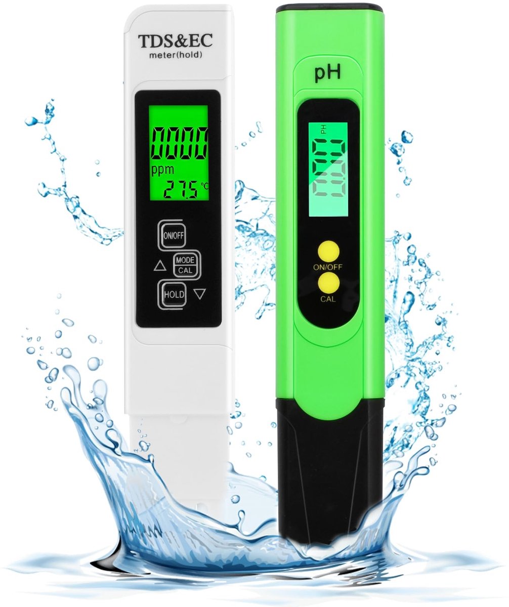 SolidKeus - Digitale pH Meter en Waterkwaliteits Tester 0.01 Nauwkeurig