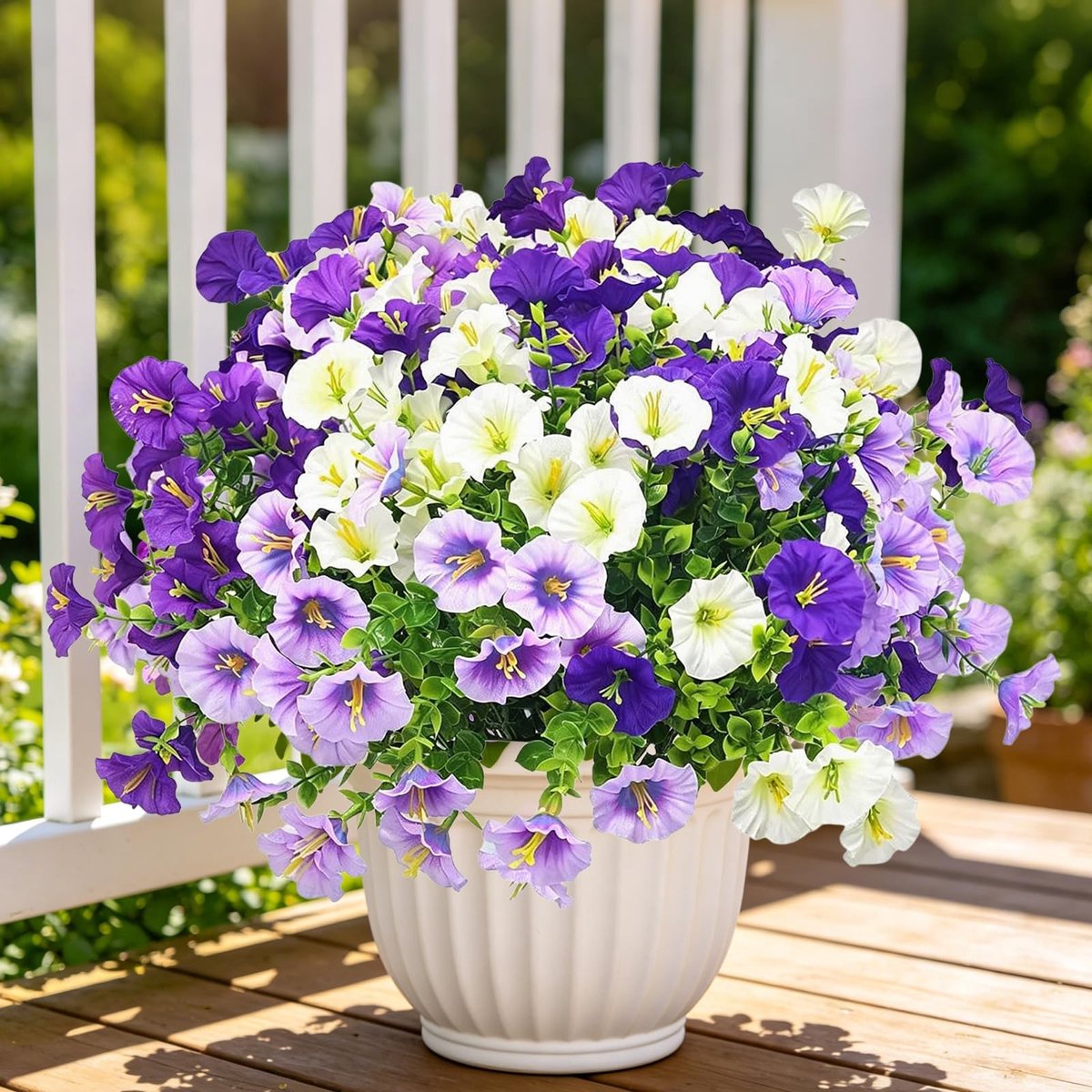 SolidKeus - Kunstbloemen Set van 9 met UV Bescherming voor Buiten