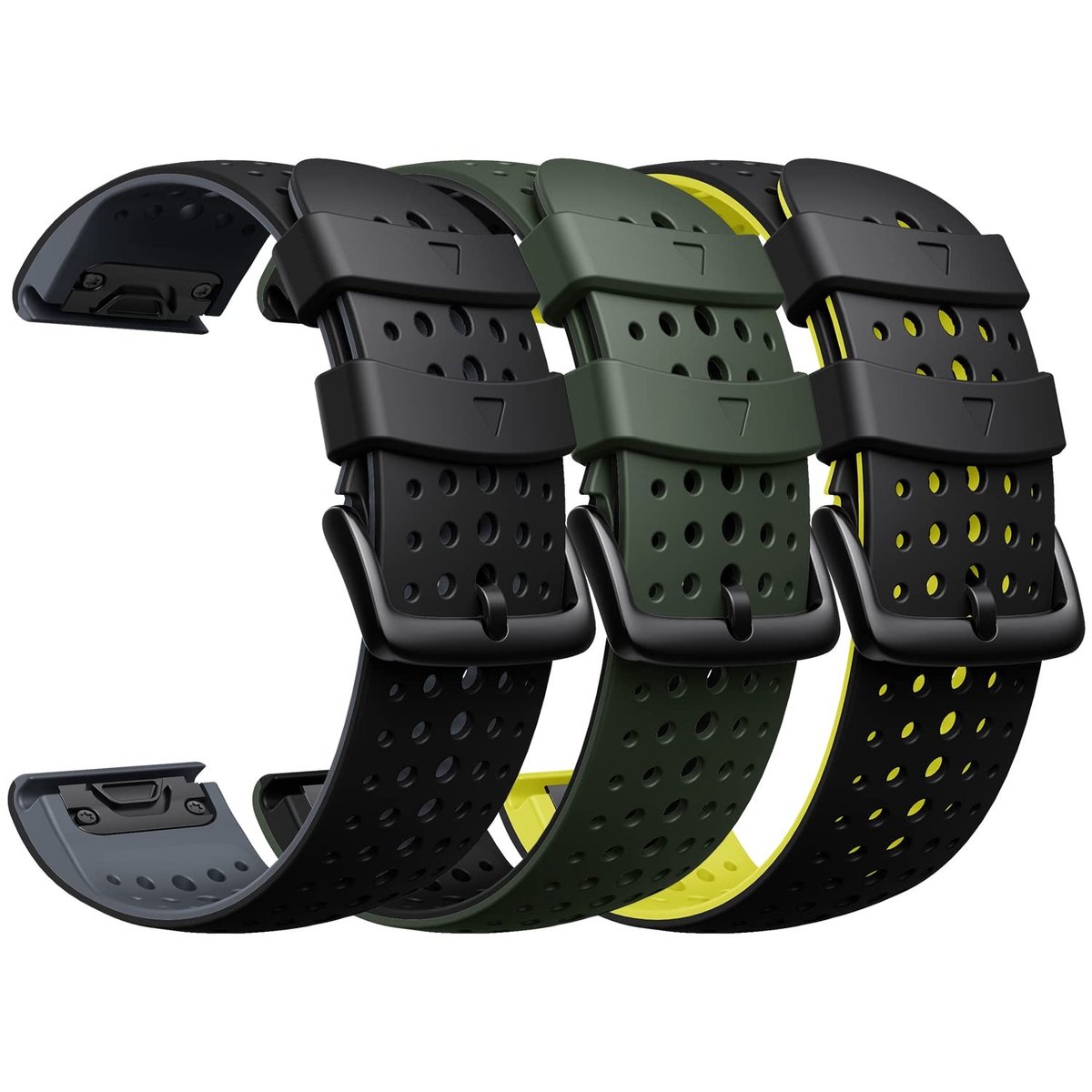 SolidKeus - Silicone Horlogeband 26mm voor Fenix Series