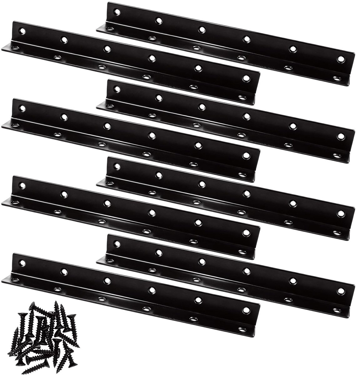 SolidKeus - Set van 8 L-vormige Hoekverbinders voor Meubelverbinding