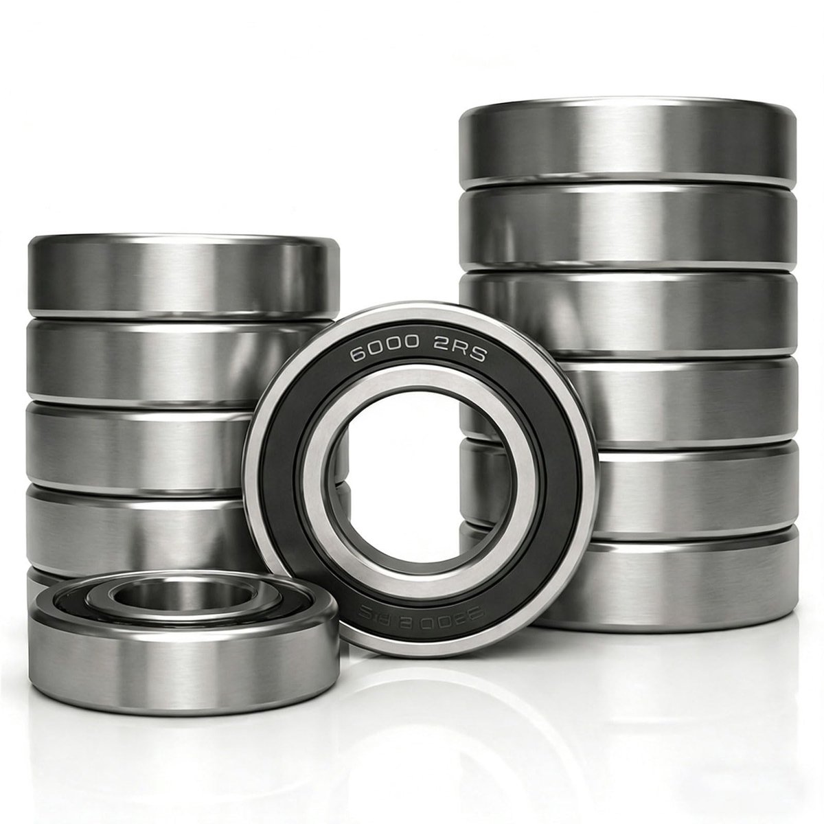 SolidKeus - 12 Stuks Kogellagers 6000-2RS voor Diverse Toepassingen