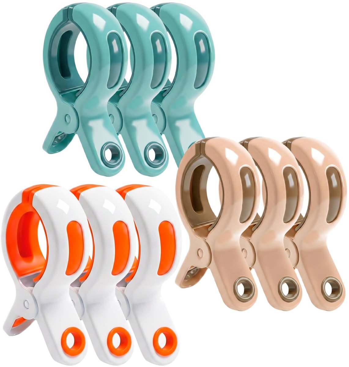 SolidKeus - Grote Handdoekclips voor Strandstoelen