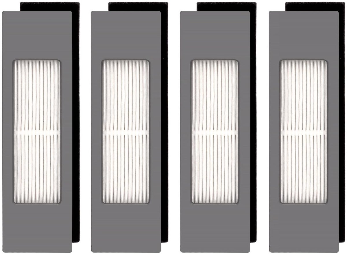 SolidKeus - 4 HEPA Filters voor Robotstofzuiger
