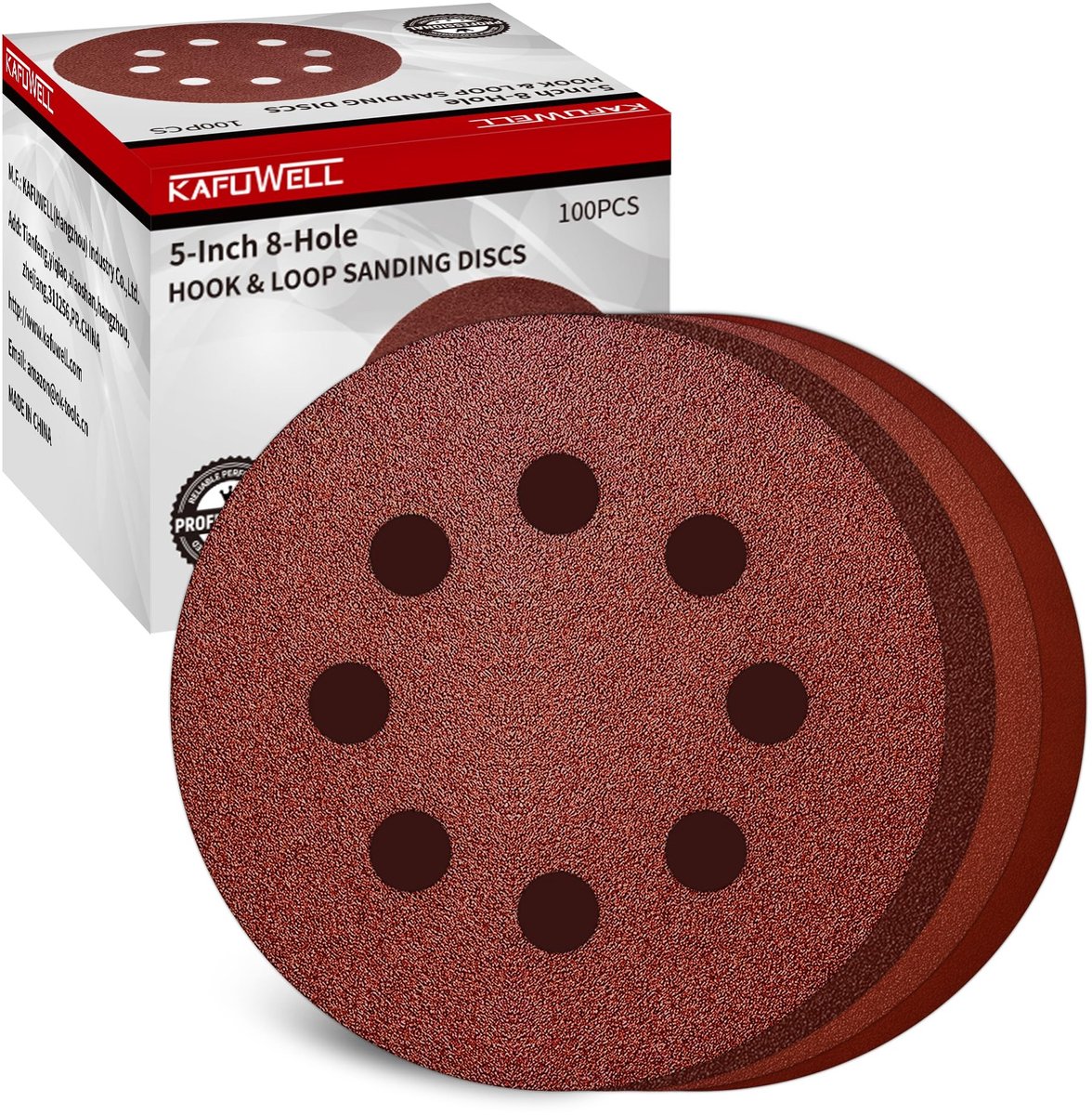 SolidKeus - Set van 40 Schuurdiscs met Haak en Lussysteem (60/120/240/320 grit)