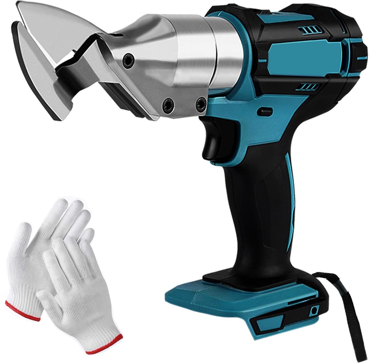 SolidKeus - Draadloze Blechscheer met 360° Rotating Head en Brushless Motor