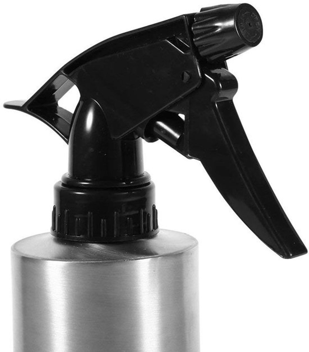 Dailygoods- Gieter 250ml - Roestvrij Staal - Multifunctioneel - Spuitkop