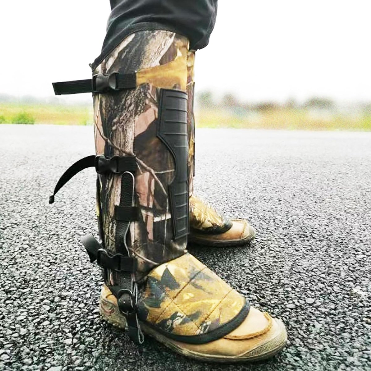 Beenkappen voor onderbeen, comfortabel, waterdicht, voor jacht, wandelen, outdoor (een paar), Klassieke camouflagekleur, One size
