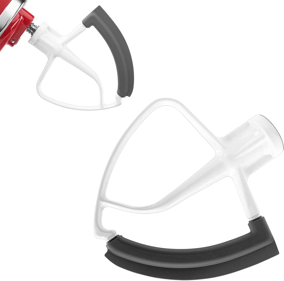 Roerspaan voor Kitchen-Aid voor 4-5 Quart schalen, Flexi roerspaan met antiaanbaklaag voor Kitchen-Aid keukenmachine accessoires