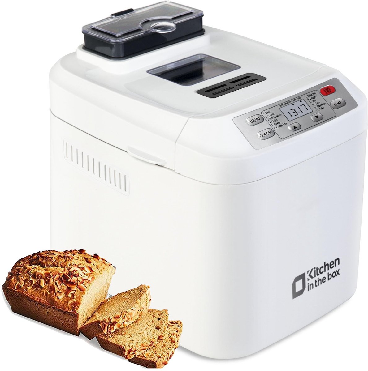 Omgoods Broodmachine met Automatische Ingrediëntendispenser 12 Programma's