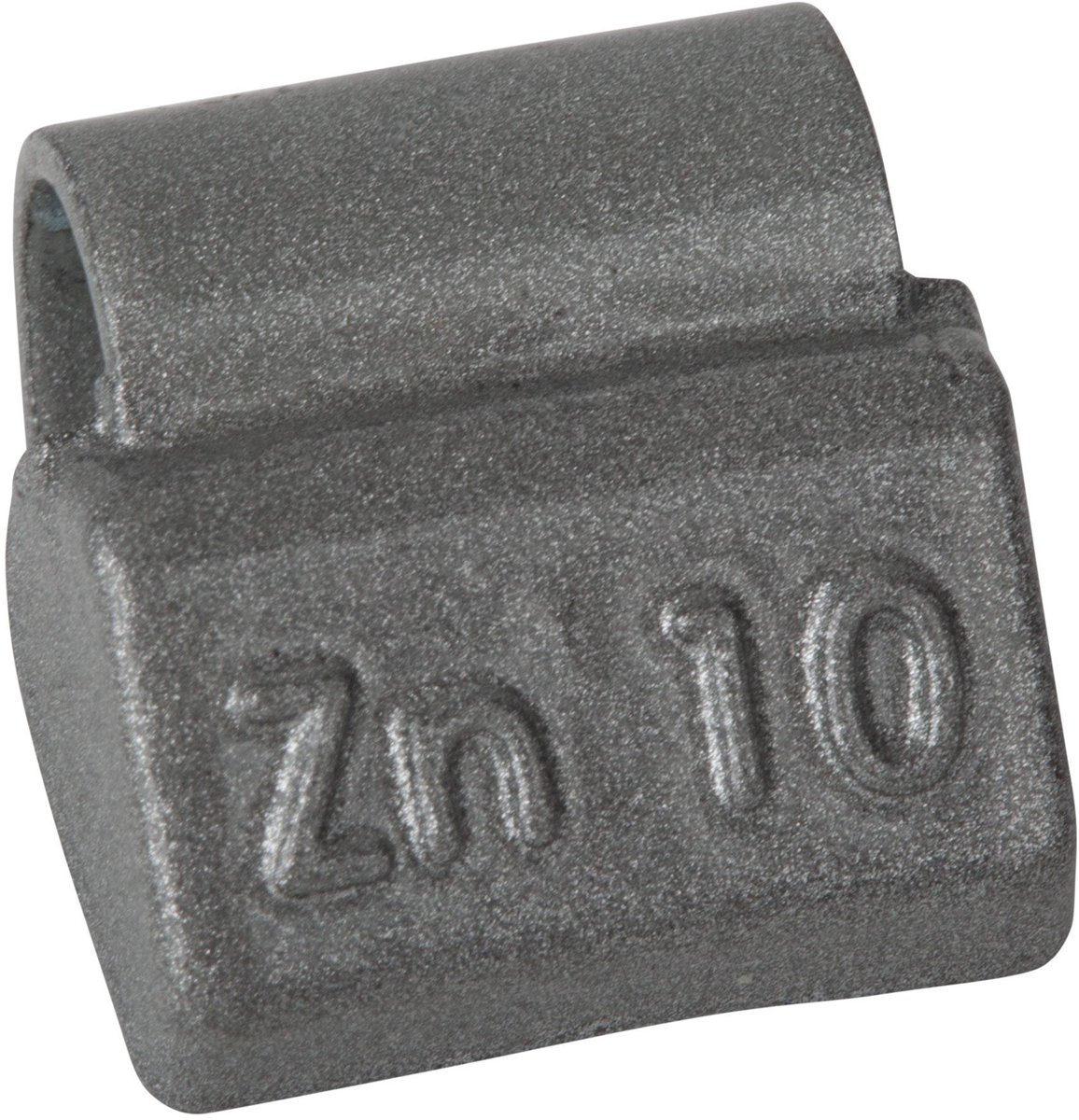 Wielgewicht zink 10 gram – aluminium velg, grijs – 100 stuks