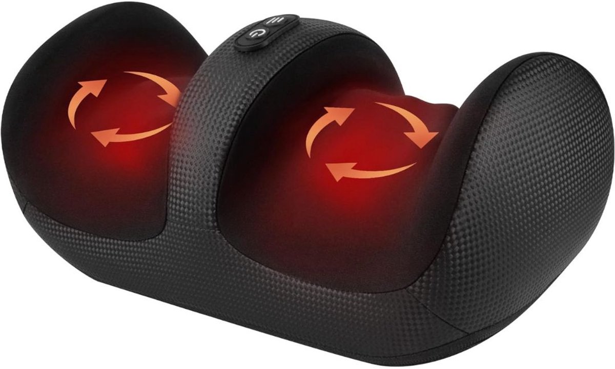 KIRA® Voetmassage Apparaat - Stimuleert Bloedsomloop - Elektrisch Voetmassage Apparaat - Grijs - 14cm x 11cm x 20cm