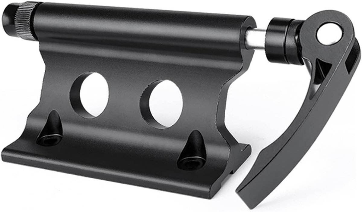 Hondenmand fiets bagagedrager - Zwart - 16,5 x 5,9 x 4 cm - Aluminium Fietsvorkhouder - Voor Fietstransport en Opslag