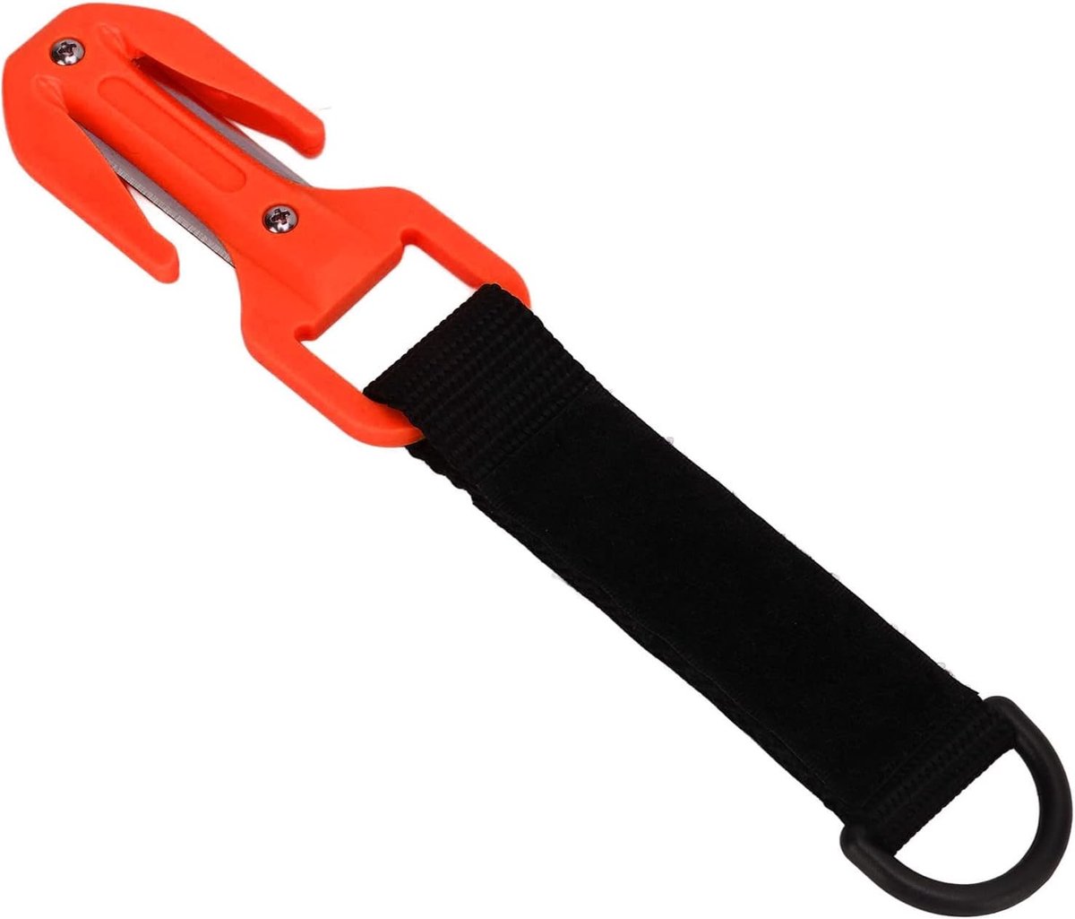 Diving Equipment Snijgereedschap, Veiligheidsmes voor Duiken, Dubbelzijdig Opslag, Glasvezelsnijder en Draadknipper
