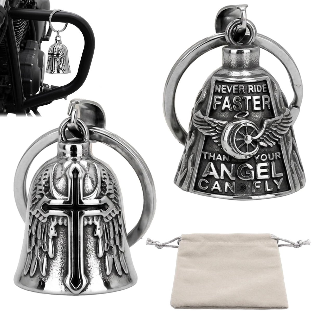 Omgoods - Bikerbel Set met Draagtas