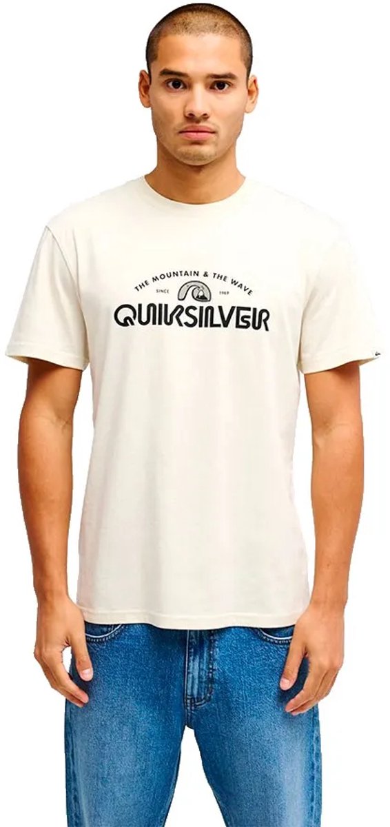 Quiksilver Ev Vista T-shirt Met Korte Mouwen S Man Wit