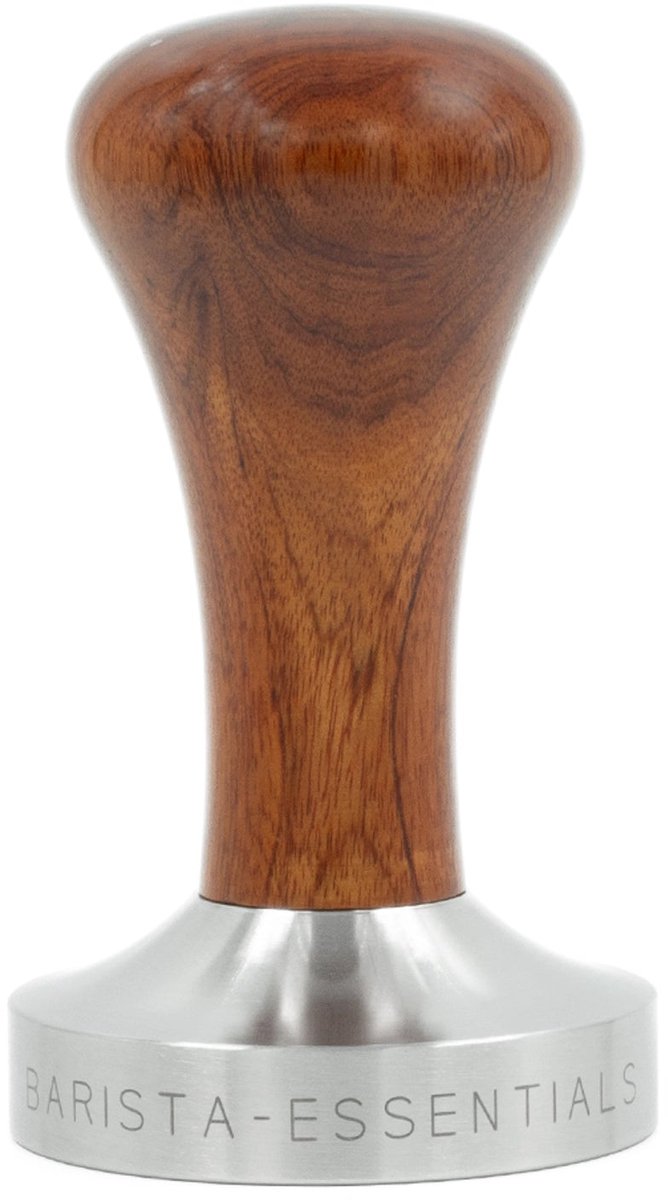 Tamper - 51mm – Delonghi Dedica - La Specialista - Hout - RVS - Koffie Tamper – Espresso Tamper - Koffie Stamper - Delonghi Koffiemachine – Espressomachine - Barista Essentials
