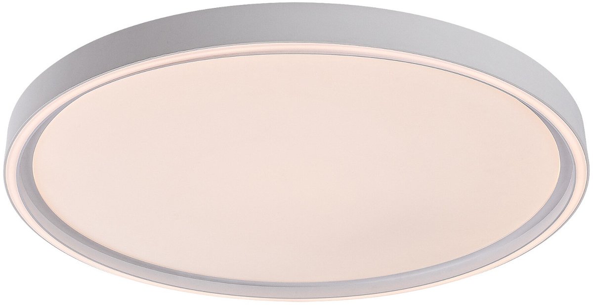 Rabalux Zerina plafondlamp, 54 W, IP40, wit, 3000-6500 K, geheugenfunctie, met afstandsbediening, timerfunctie, 75087
