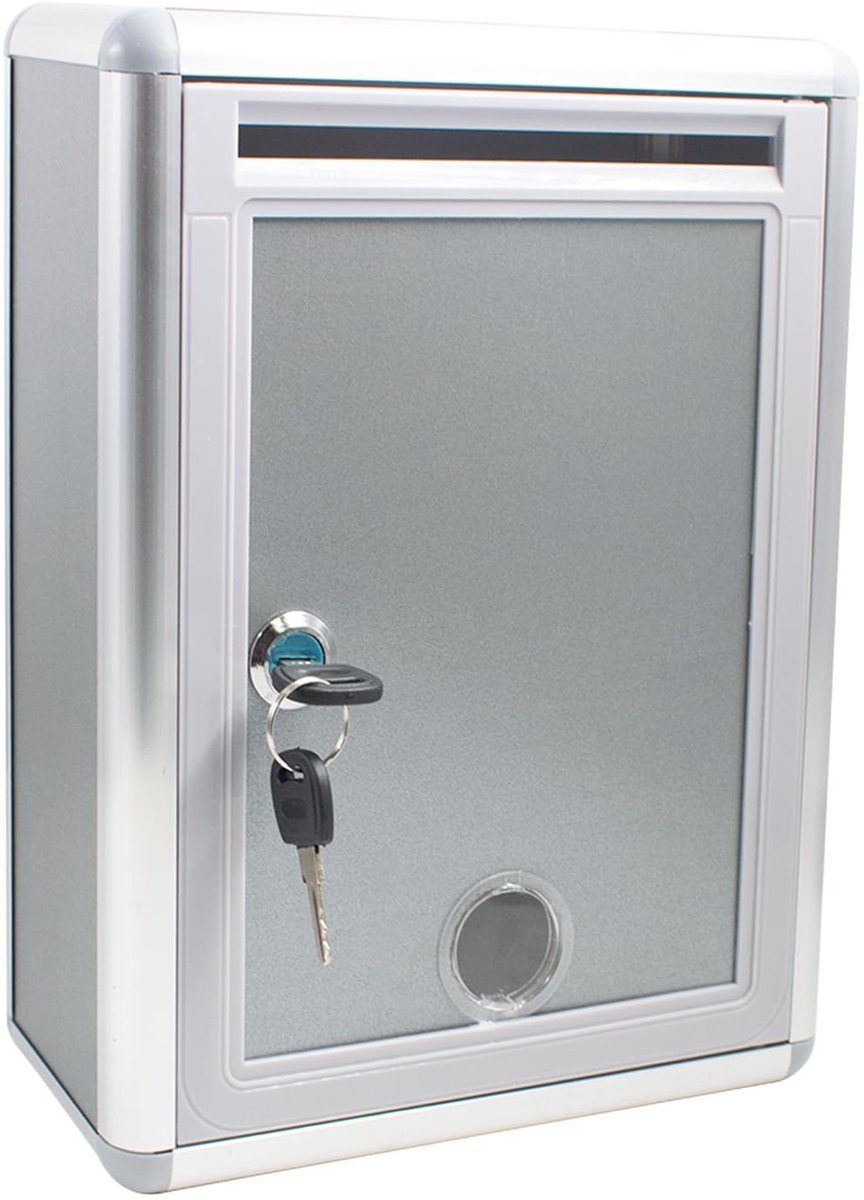 SolidKeus - Suggestiebox met Slot, Aluminium Opslagdoos voor Opmerkingen