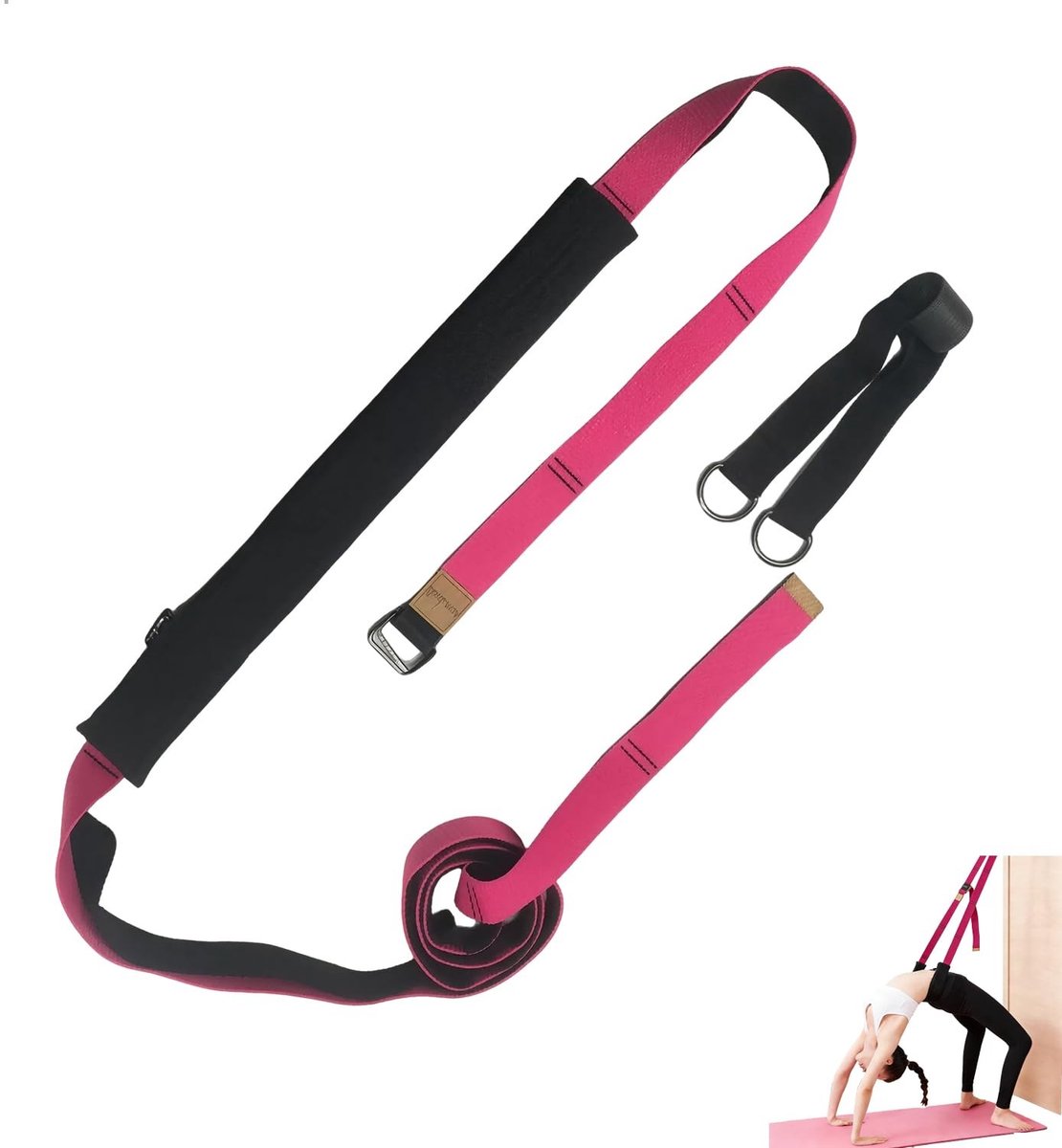 SolidKeus - Verstelbare Yoga Strap voor Flexibiliteit