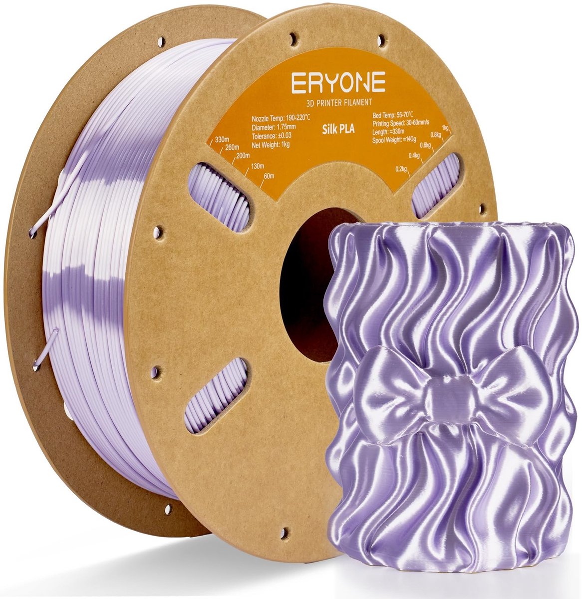 SolidKeus - Shiny Glossy PLA Filament voor 3D Printer Taro Paars
