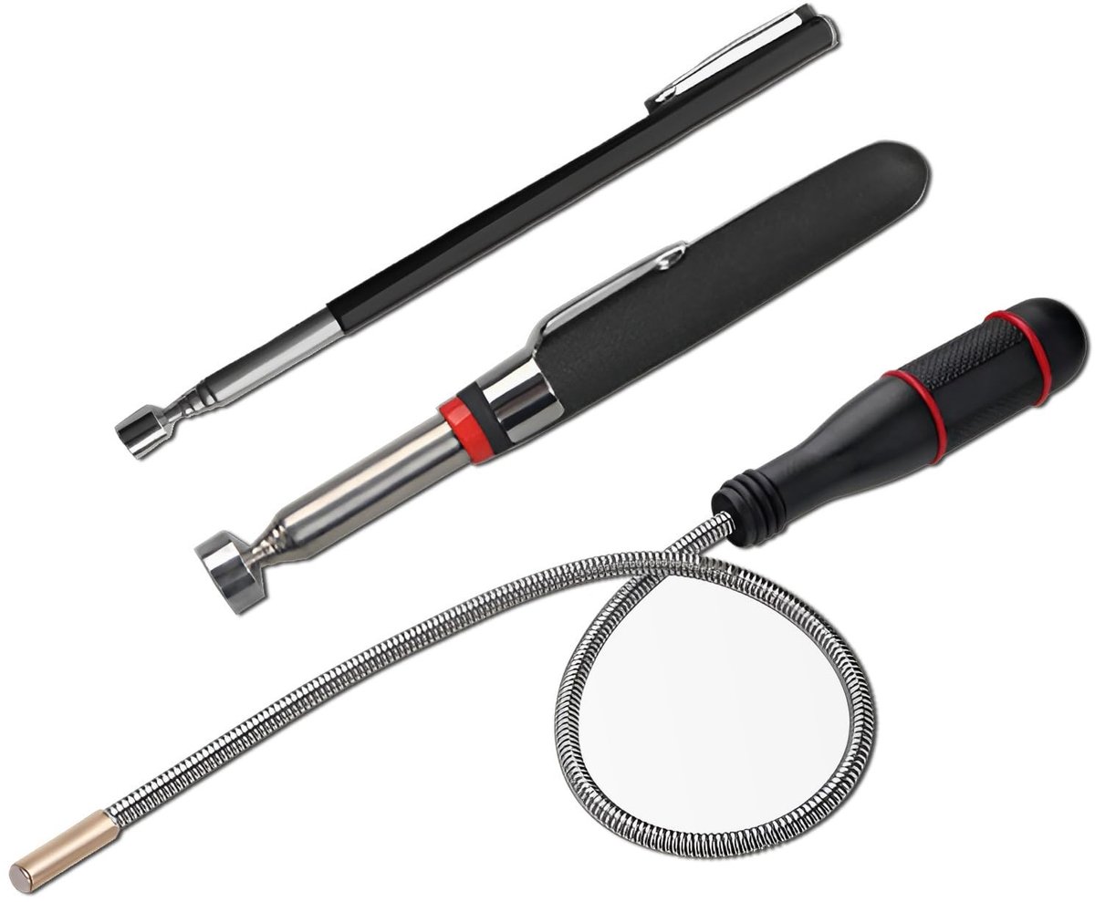 SolidKeus - Set van 3 Telecopische Magnetische Staven
