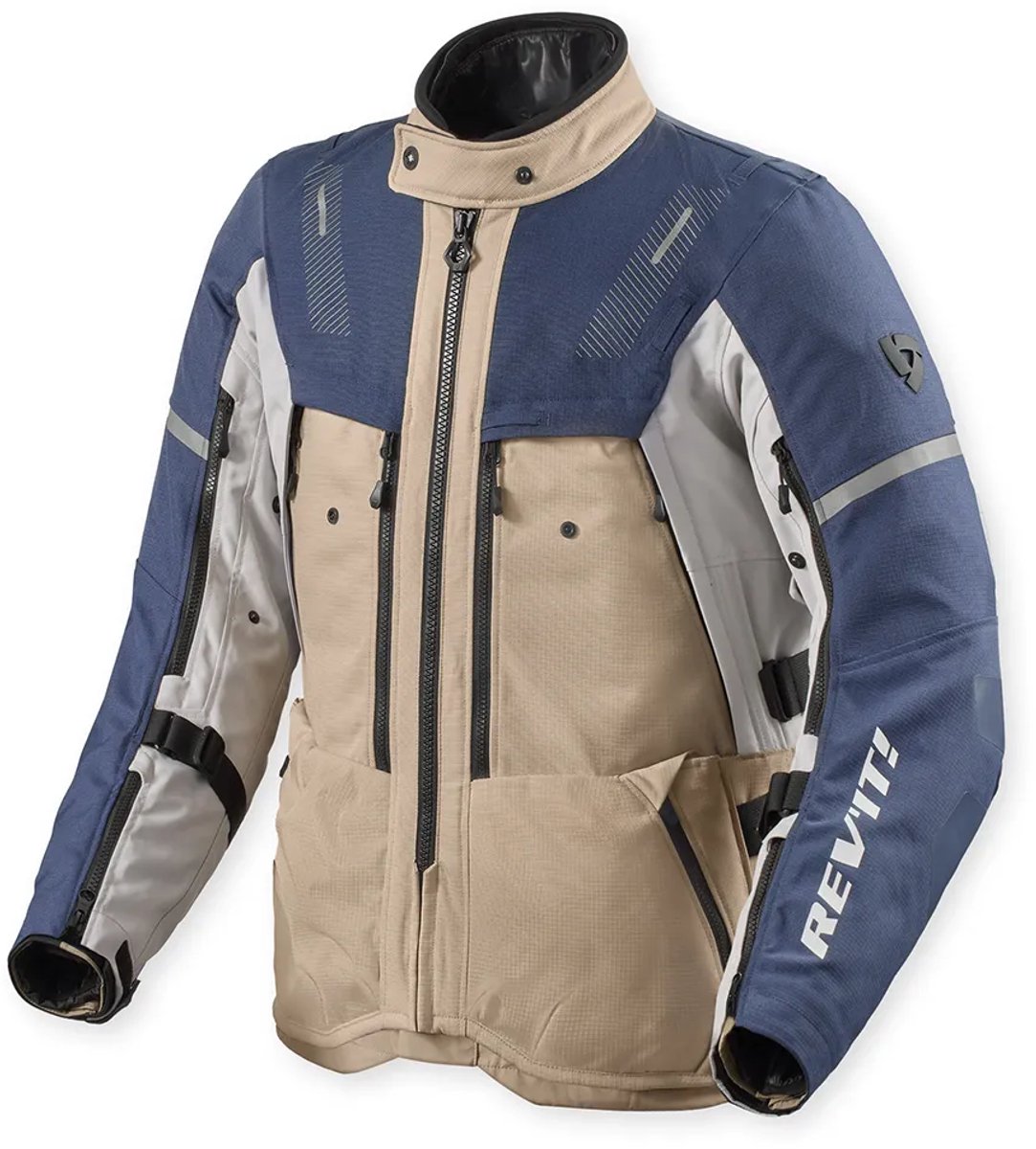 REV’IT! Sand 5 H2O Sand Blauw Motorjas - Maat L - Jas – foto 5