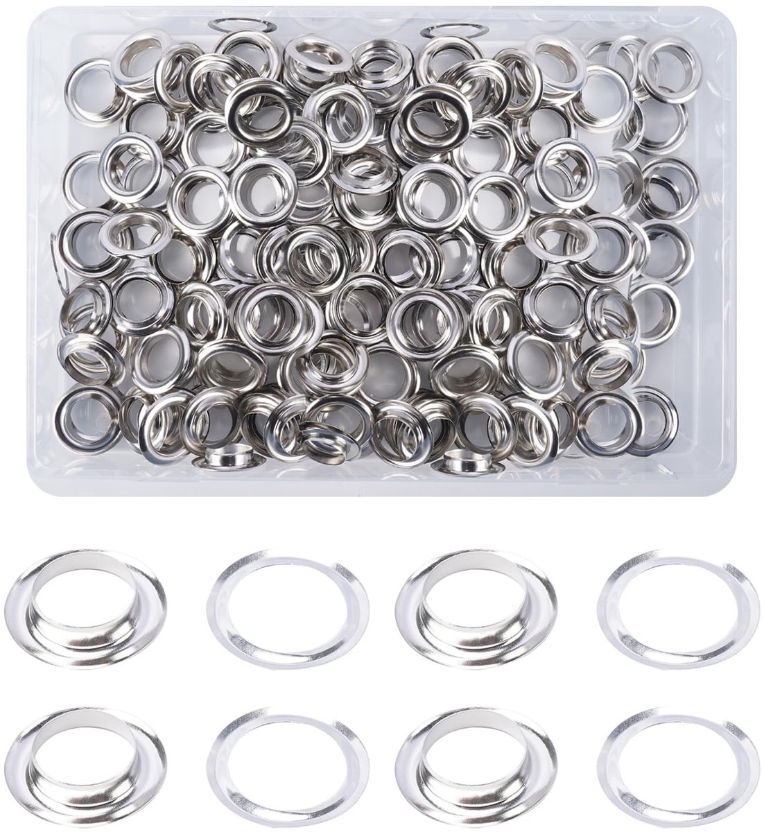 SolidKeus - 200 Stuks Gereedschap Kit met 14 mm Ogen Set