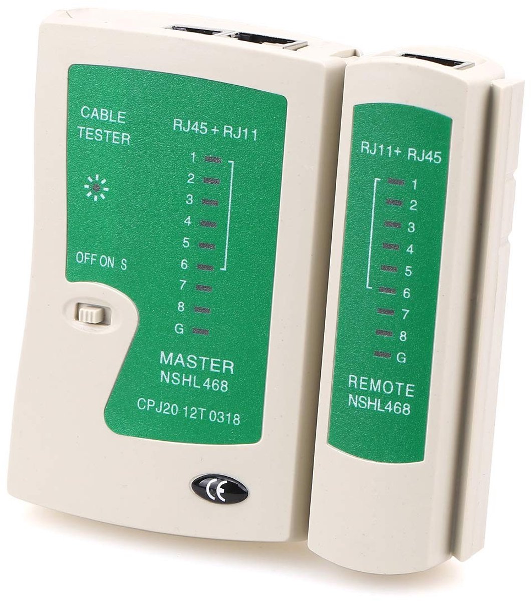 SolidKeus - Multifunctionele RJ45-RJ11 Netwerktester