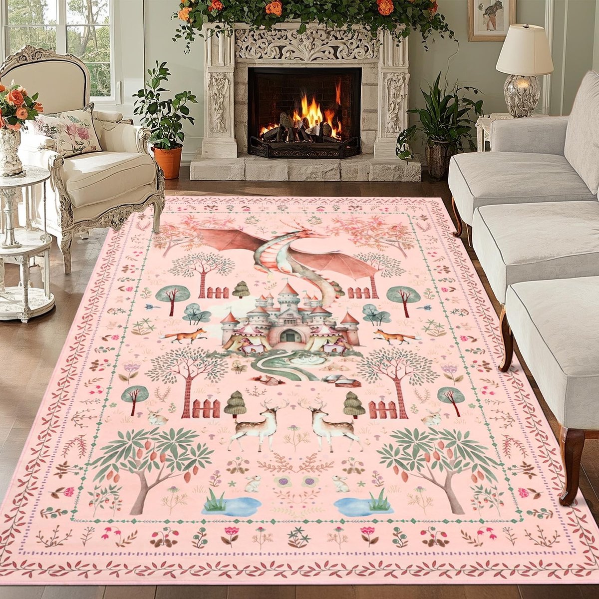 SolidKeus - Wasbare Dierenkleed voor Kinderen 160x230cm