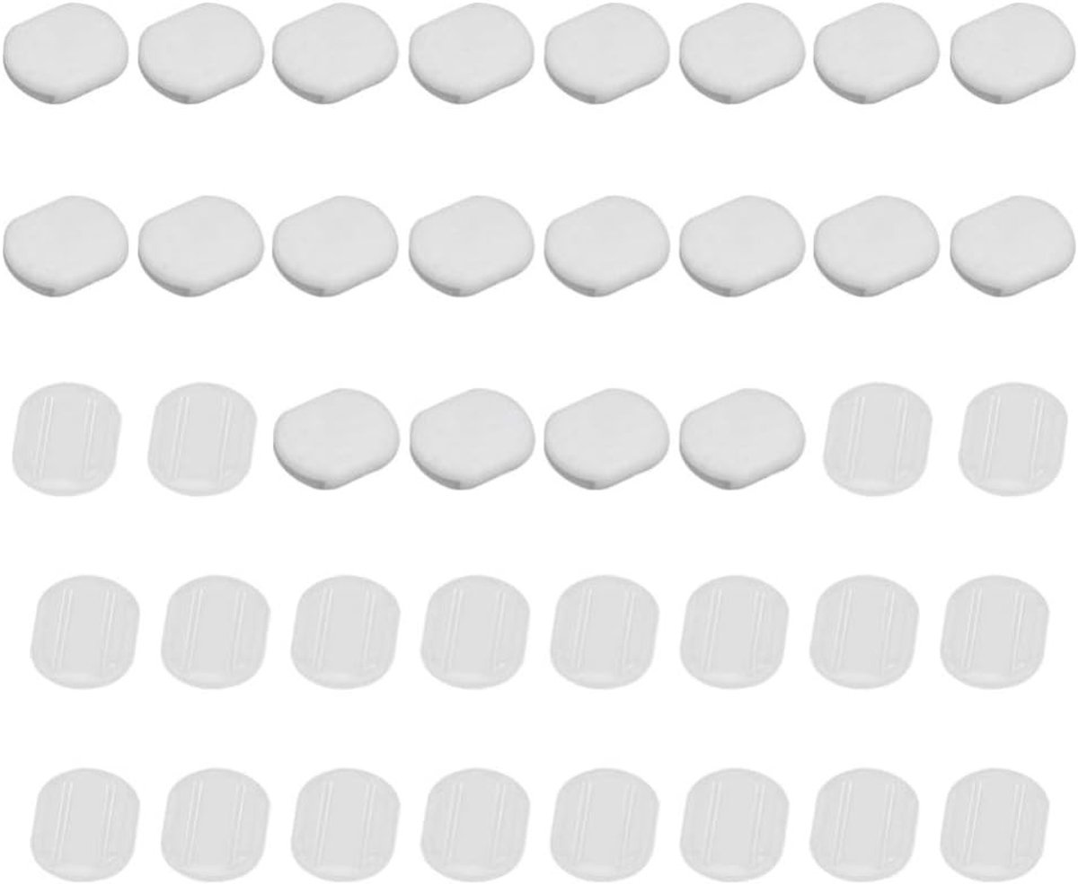 Set van 40 Siliconen Oorkussens, Oorstuds en Oorklemmen, 14 x 12 mm, Comfortabele Ooraccessoires voor Hoofdtelefoons en Geluidsapparatuur
