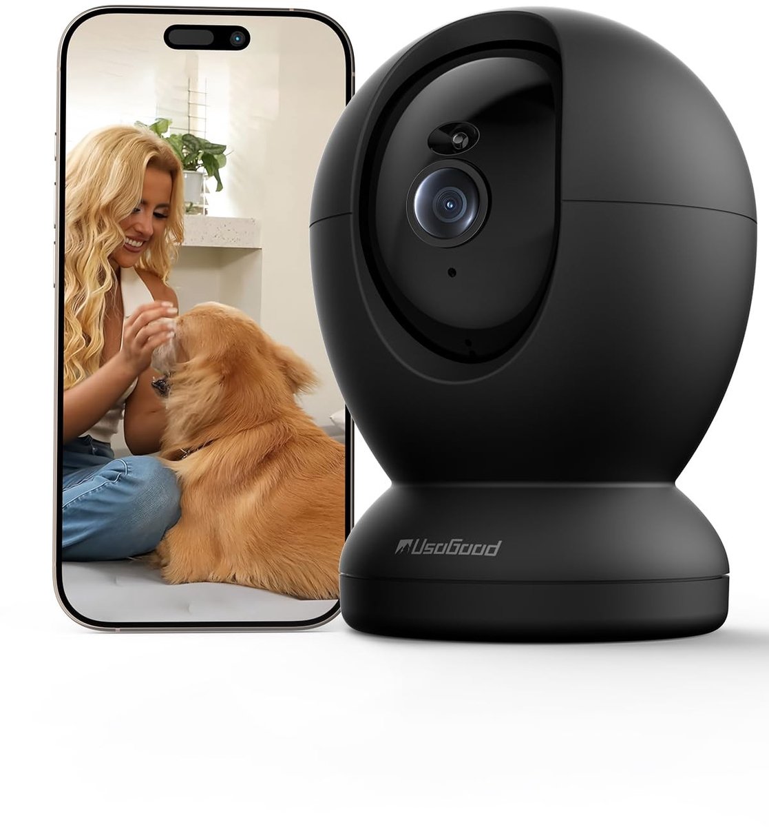 SolidKeus - 4 MP WiFi Binnencamera met Bewegingsdetectie