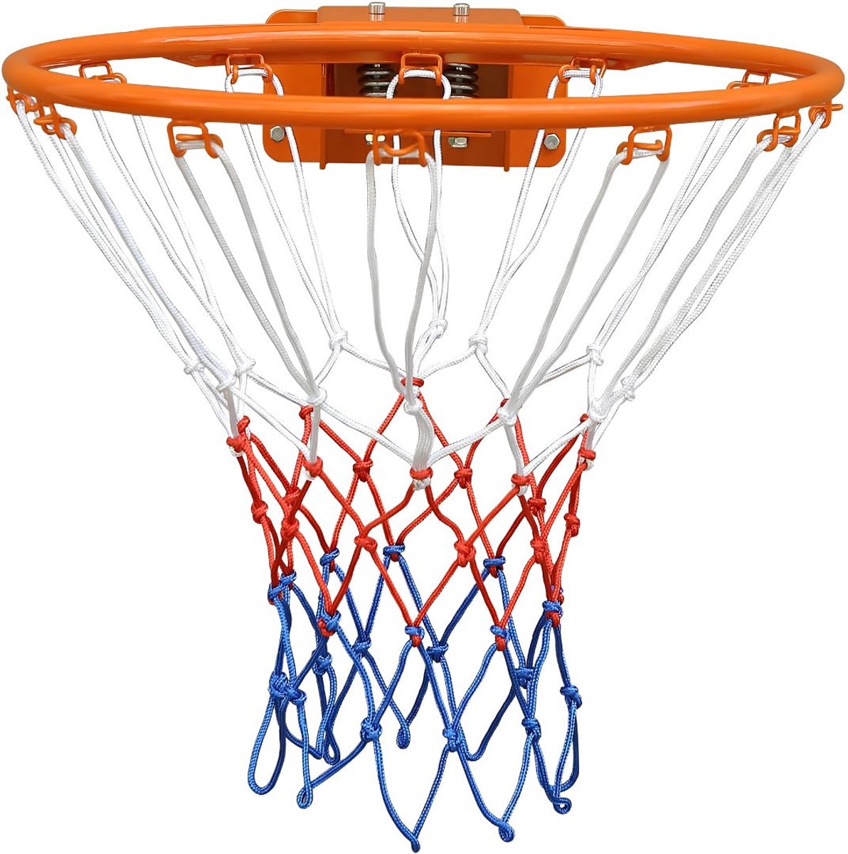 NIVA® Basketring - Wandbevestiging - Basketring met Staander - Oranje - 45cm x 45cm x 10cm